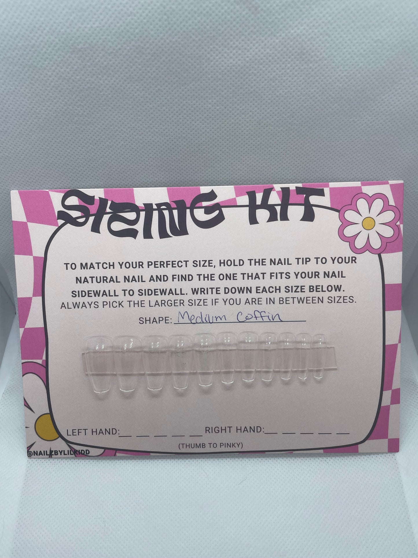 Press On Sizing Kits