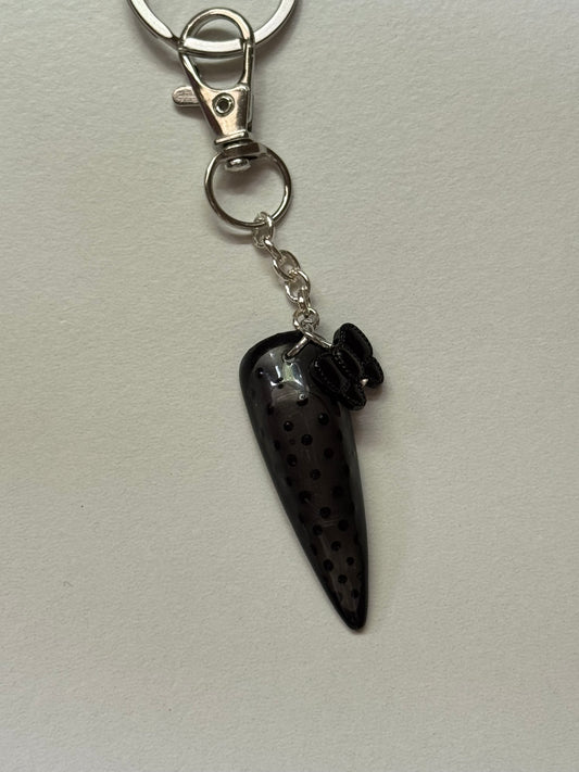 Little Black Bow Keychain