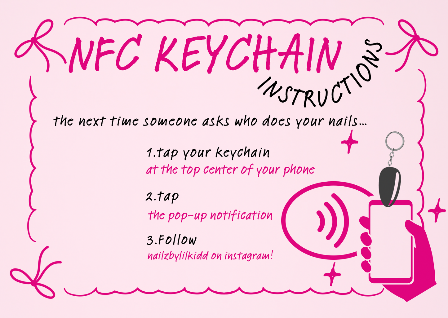 Blush Bloom Keychain